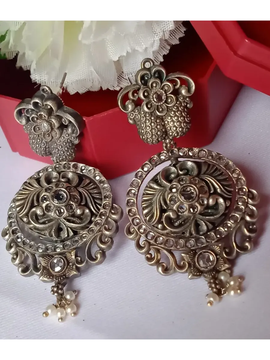 Premium Oxidized Goddess Lakshmi Pendant Long Chain Near Me