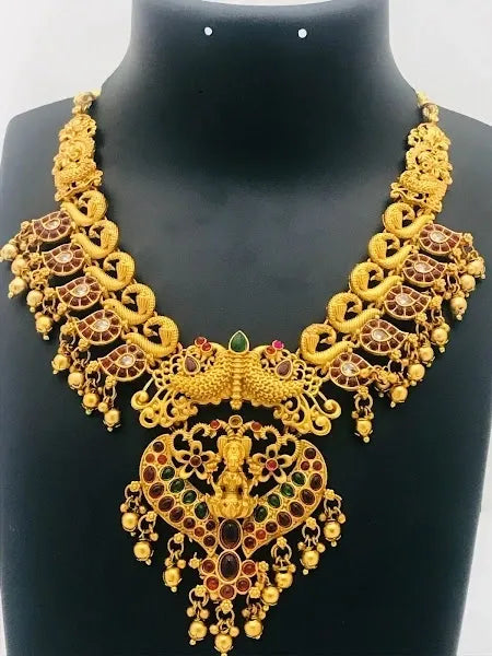 Antique Gold Matte Finished Wedding Bridal Set Near Me