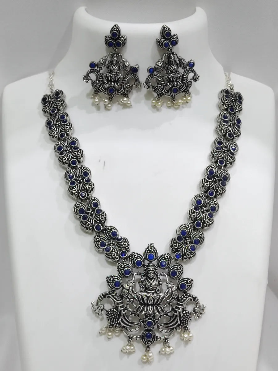 Indian Oxidized Temple jewelry Set In USA