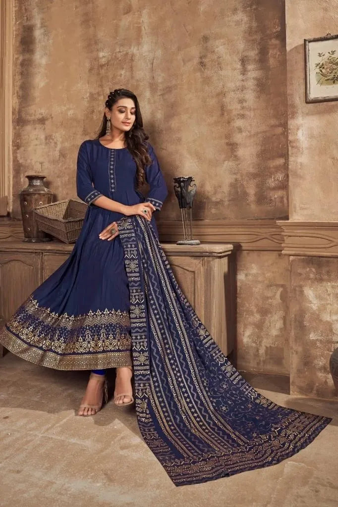 Printed Kurti And Fancy Dupatta In Mesa