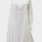 Delightful White Color Cotton With Chikankari Work Kurti Suits For Women