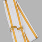White Color Cotton Angavastram With Gold Zari Border Near M