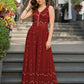 Appealing Maroon Colored Stylish Designer Festive Wear Fancy Jump Suit