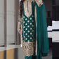 Green Color Georgette Embroidery And Sequins Work Kurti Suits Near Me