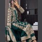 Green Color Georgette Sequins Work Kurti Suits In USA