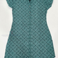Appealing Green Color Printed Work With Poly Cotton Kurti Near Me