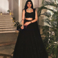 Elegant Black Color With Sequins And Thread Work Lehenga For Women