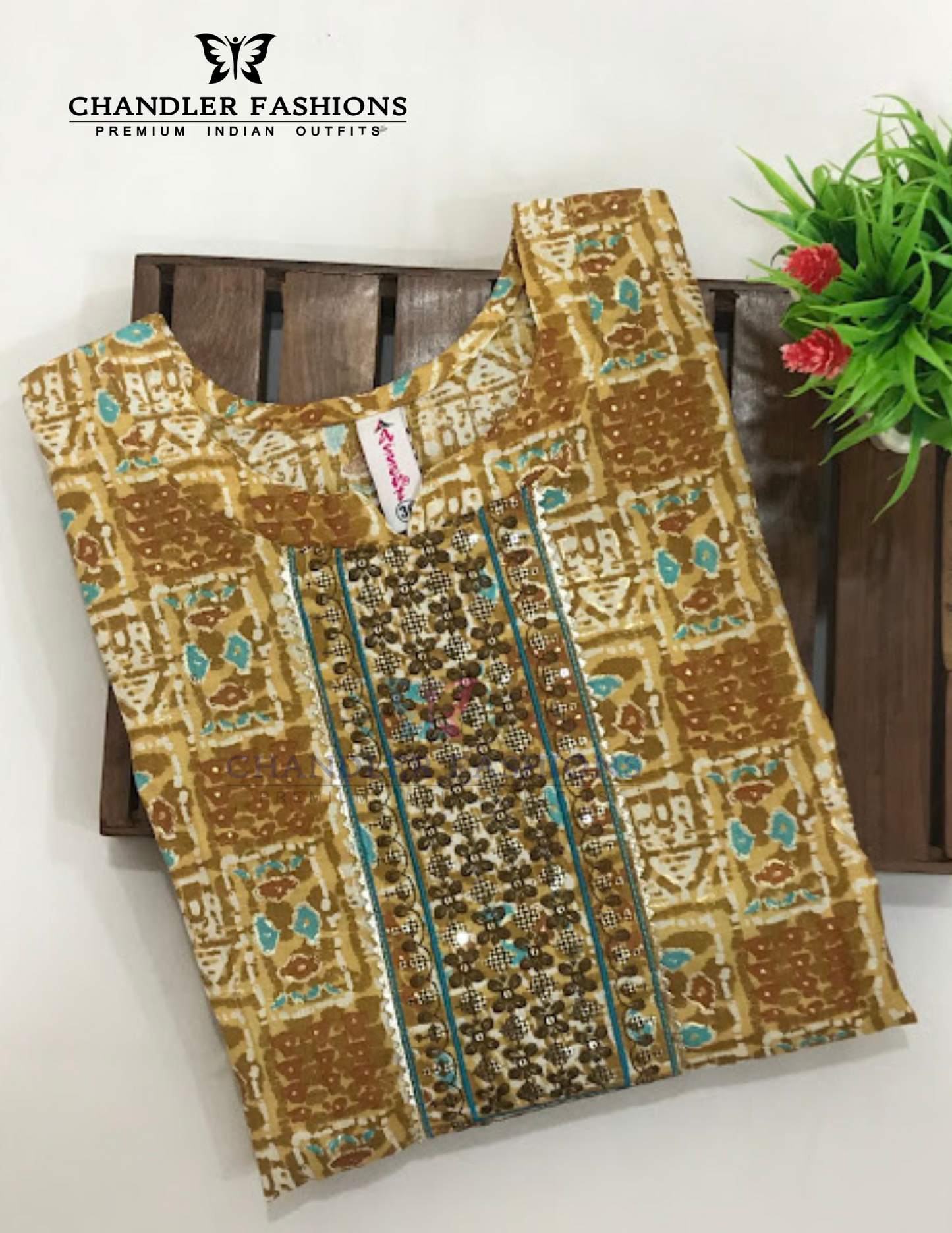 Appealing Yellow Color Rayon Kurti In USA