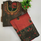 Green And Red Color Silk Langa set With Stone Work Near Me