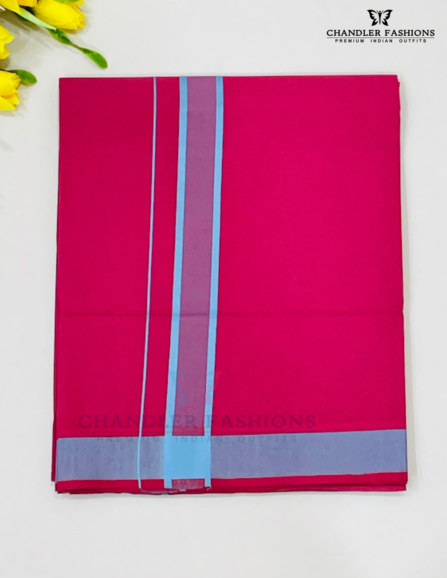 Wonderful Pink Color Cotton Dhoti For Men