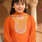 Chinon With Embroidery Work Kurtis Suits For Girls In Mesa