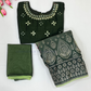 Green Color Georgette With Embroidery And Mirror Work Choli Sets Near Me