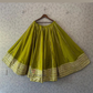 Wonderful Green Color Rayon With Sequins Work Skirts For Women