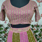 Wonderful Embroidery Work Lehenga In Tempe