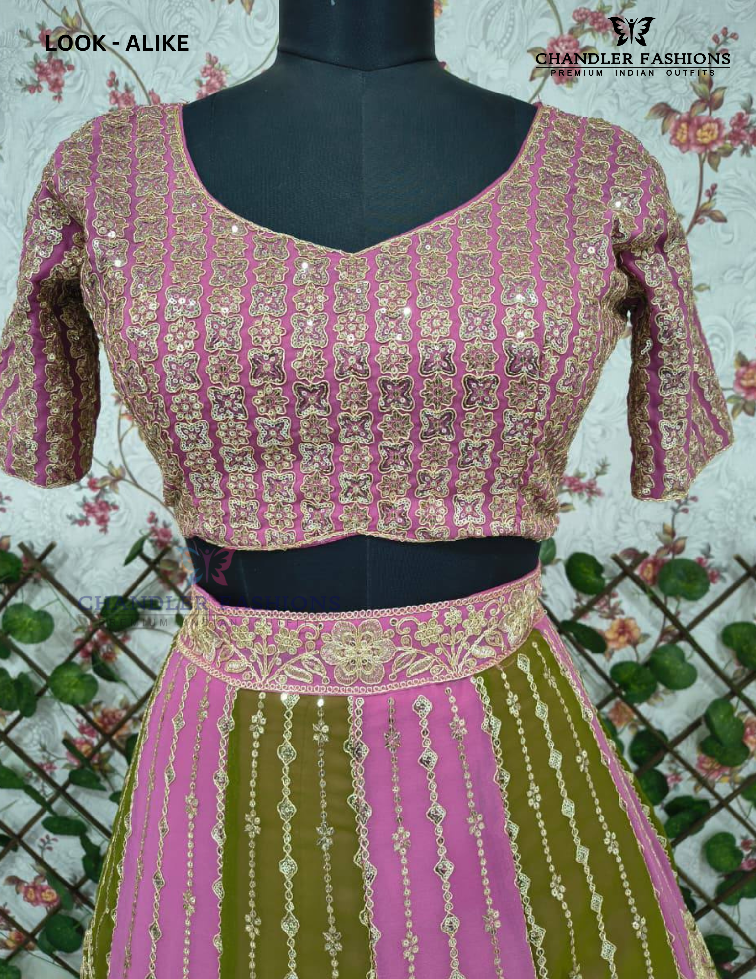 Wonderful Embroidery Work Lehenga In Tempe