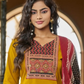 Mustard Yellow Color Cotton With Printed Work Salwar Suits With Dupatta Near Me