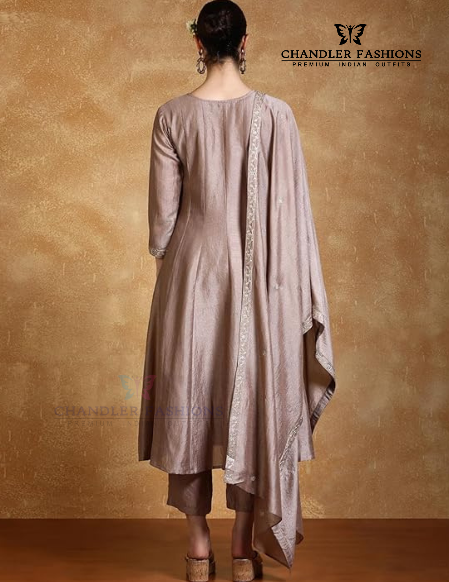 Light Purple Color Silk Blend With Embroidery Work Salwar Suits In USA