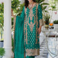 Attractive Green Color Soft Organza With Embroidery Work Salwar Suits And Dupatta For Women