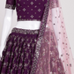 Attractive Purple Color Lehenga Choli Near Me