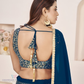 Appealing Blue Color Georgette Lehenga Choli In Gilbert