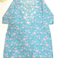 Sky Blue Color Cotton With floral And Embroidery Work Kurti In Chandler
