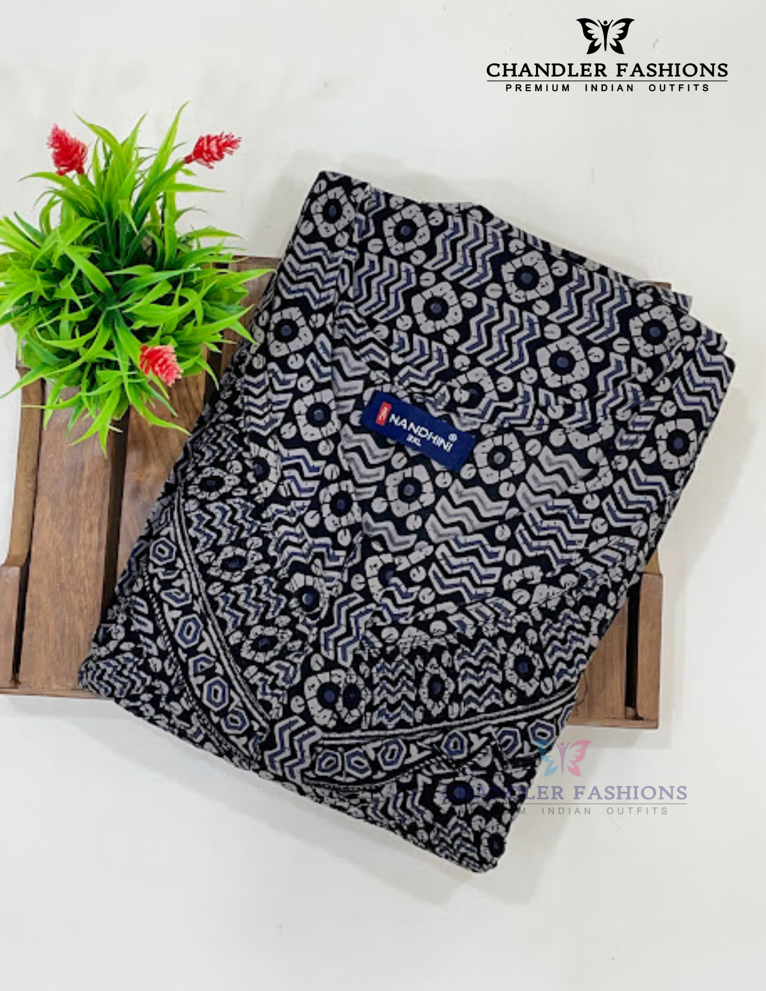 Black Color Printed Work Nighty In USA