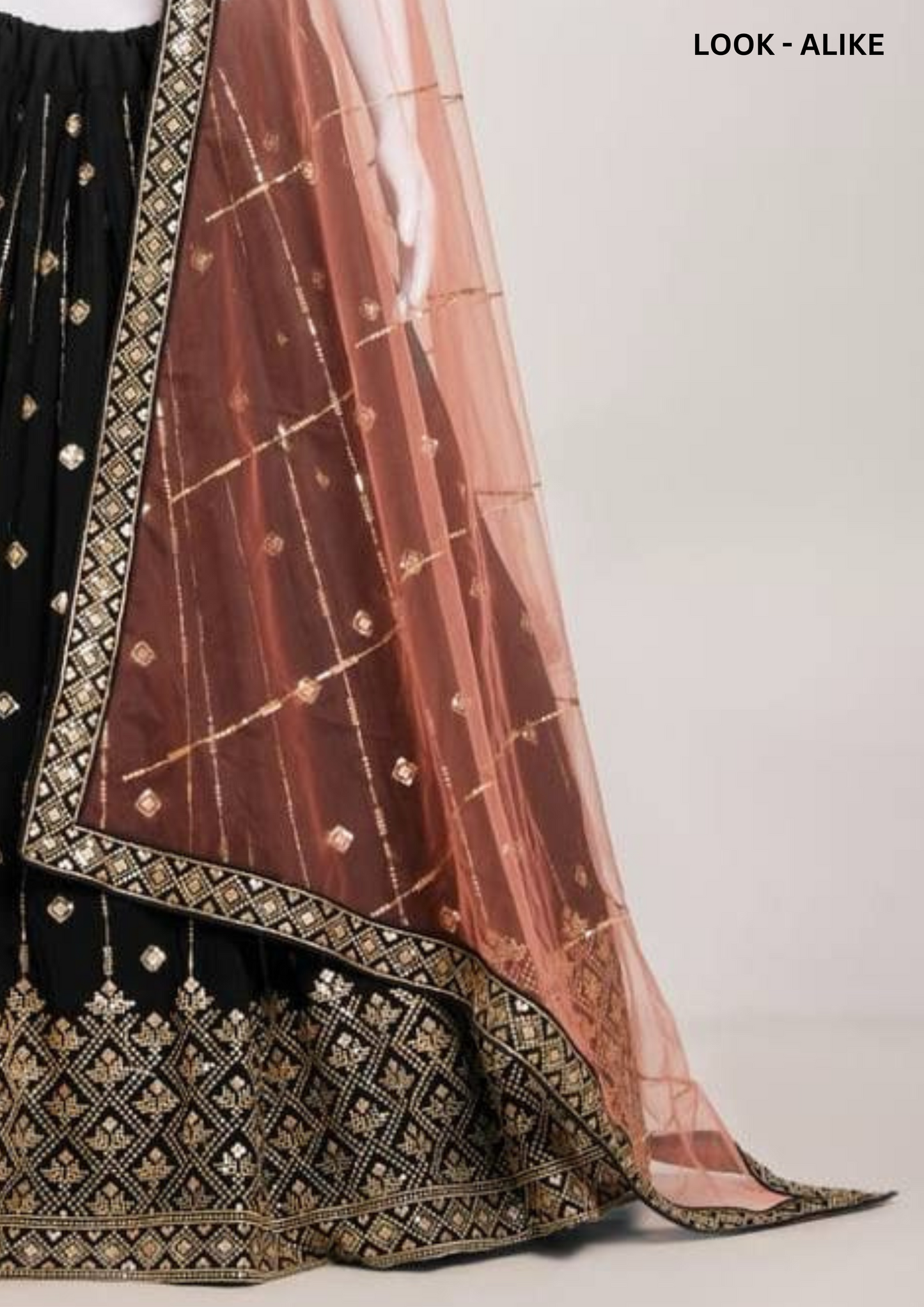 Gorgeous Black Color Sequins Lehenga Choli With Net Dupatta In Suncity