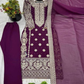 Purple Color Georgette With Embroidery And Sequins Work Kurti Suits In USA