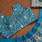 Gorgeous Sky Blue Color Mulberry silk Lehenga Choli Near Me