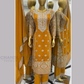 Mustard Yellow Color Georgette Embroidery Work Kurti Suits In USA