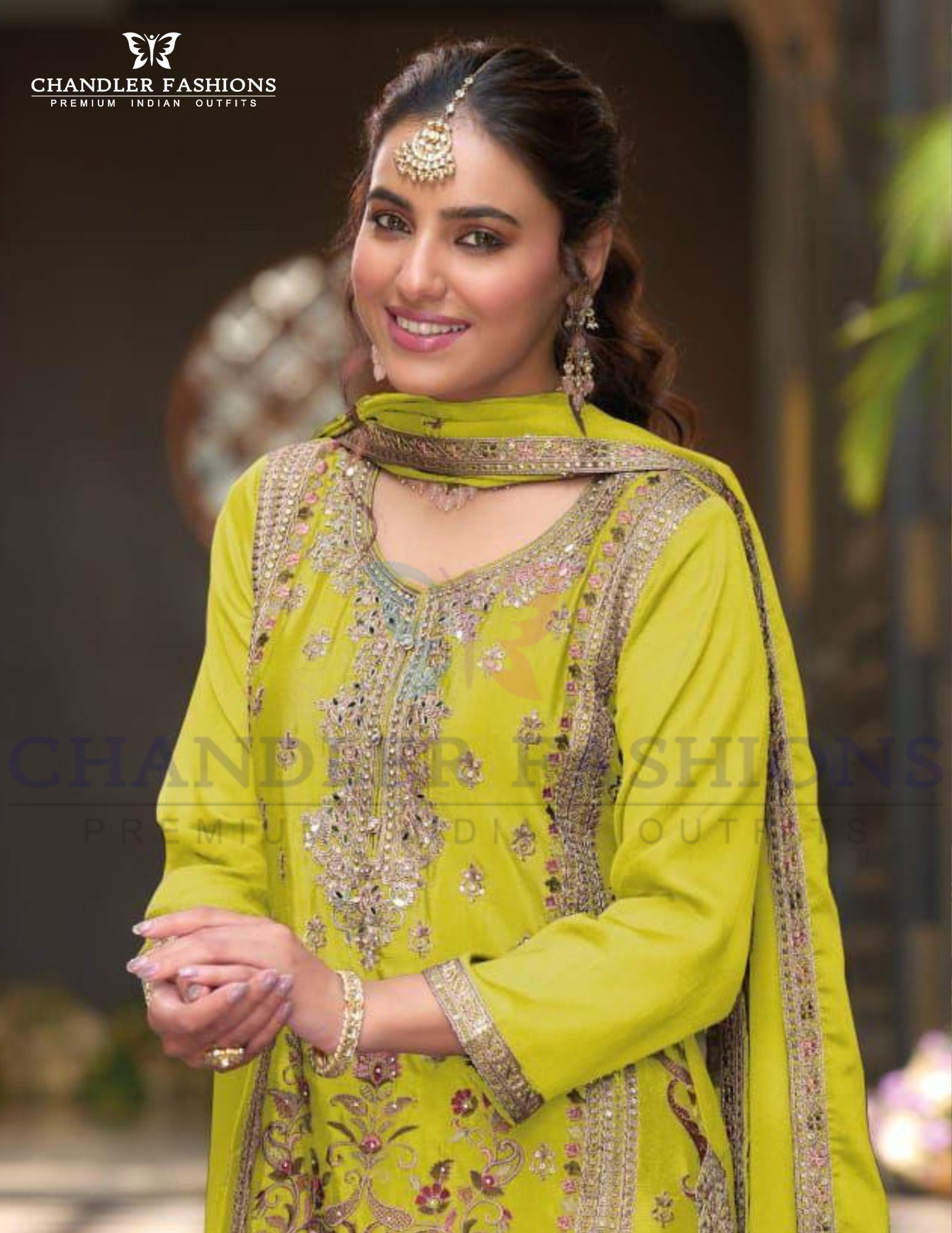 Embroidery Work With Palazzo Suits For Women Near Me 