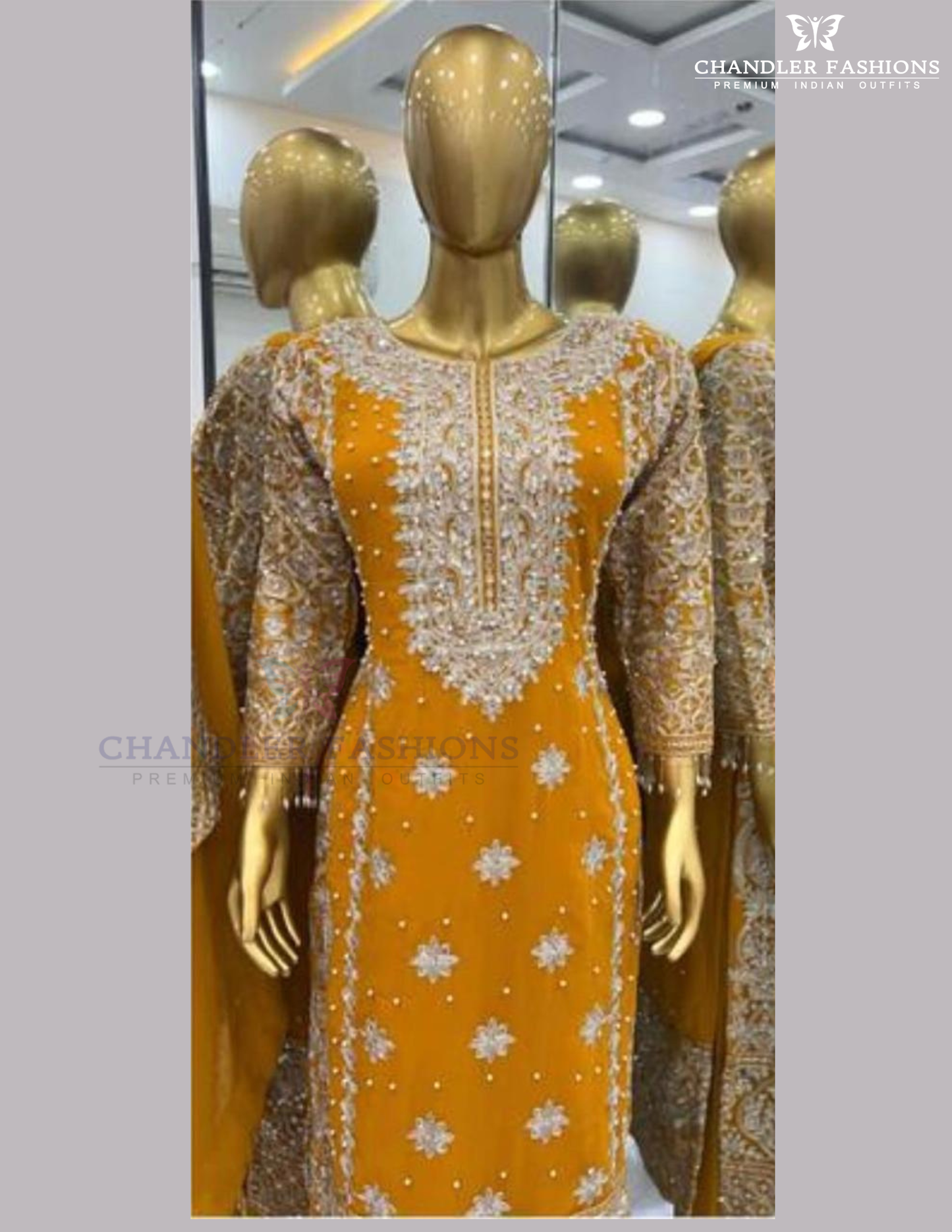 Georgette Embroidery And Sequins Work Kurti Suits In Arizona 