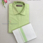 Attractive Light Green Colored Shirt And Dhoti Set For Men Near Me