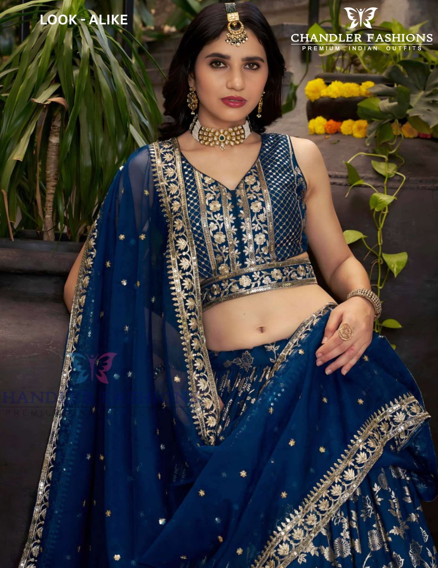 Zari Embroidery Lehenga Choli In Peoria
