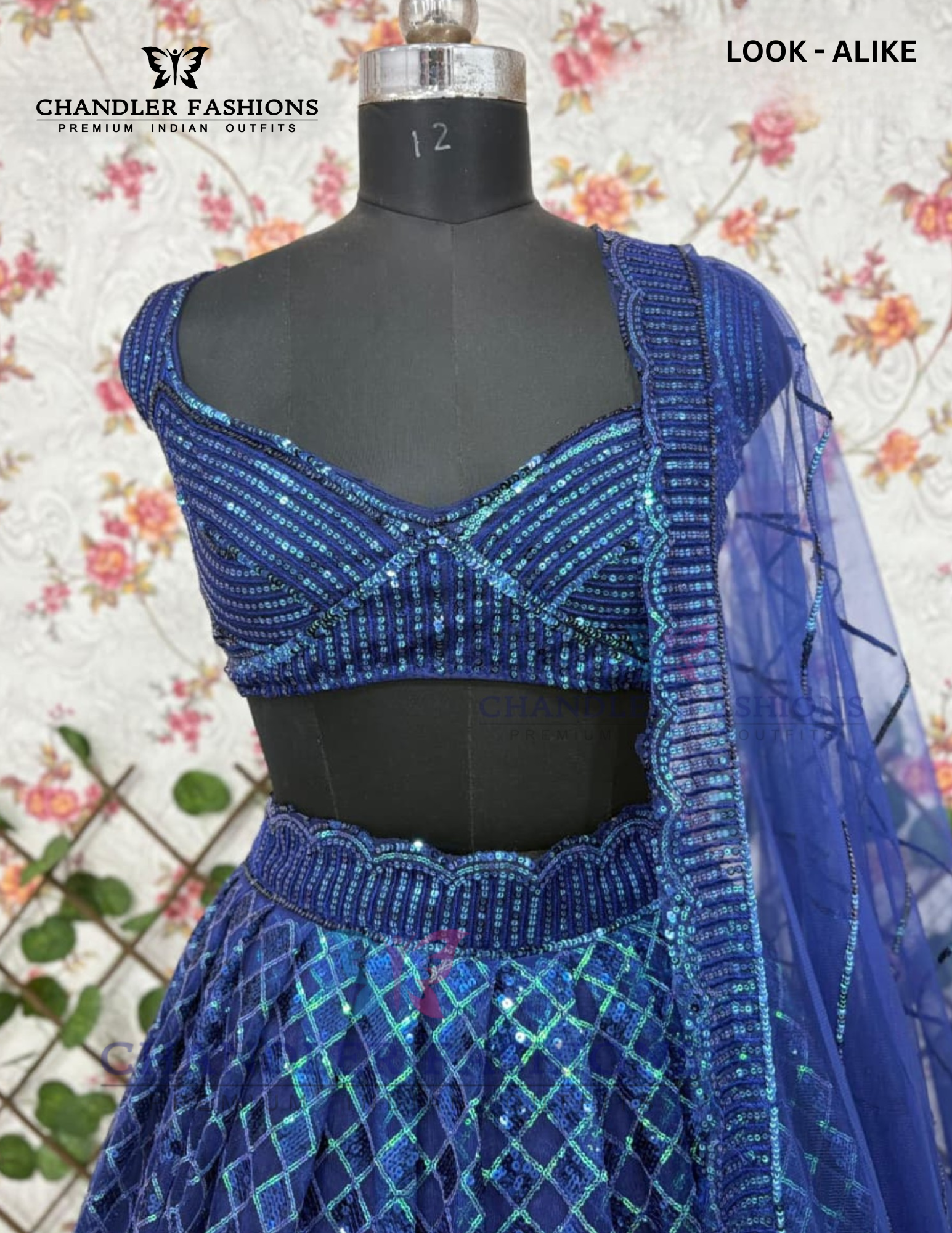 Alluring Blue Color Lehenga In Chandler