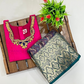 Attractive Pink Colored Silk Langa Sets With Stone Work In USA