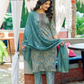 Alluring Mint Green Color Rayon Fancy Embroidery Work Salwar Suits For Women