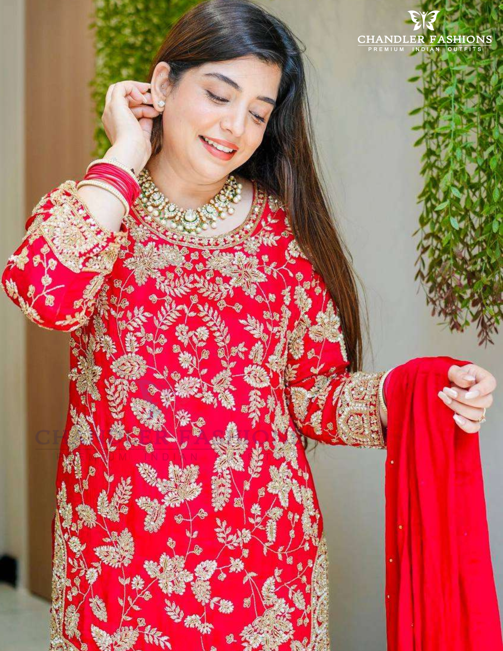 Wonderful Heavy Faux Georgette Party Wear Palazzo In Mesa