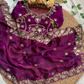 Embroidery And Sequins Work Saree In Chandler