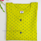  Yellow Color Rayon Printed Work Kurti In Yuma