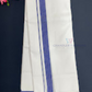 Elegant Men's White Premium Pure Cotton Blue Color Border Dhoti