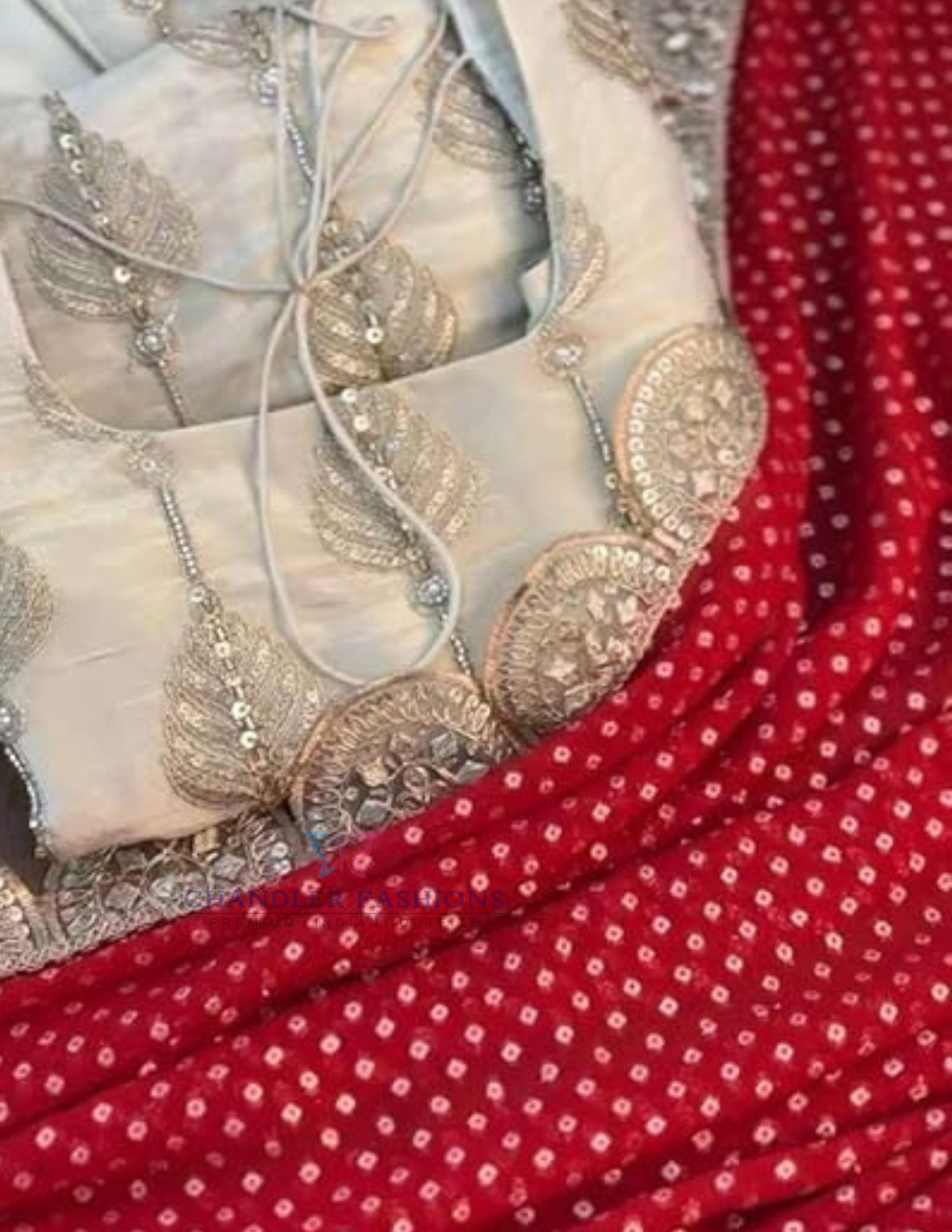 Chinon With Embroidery Work Palazzo Suits In Yuma