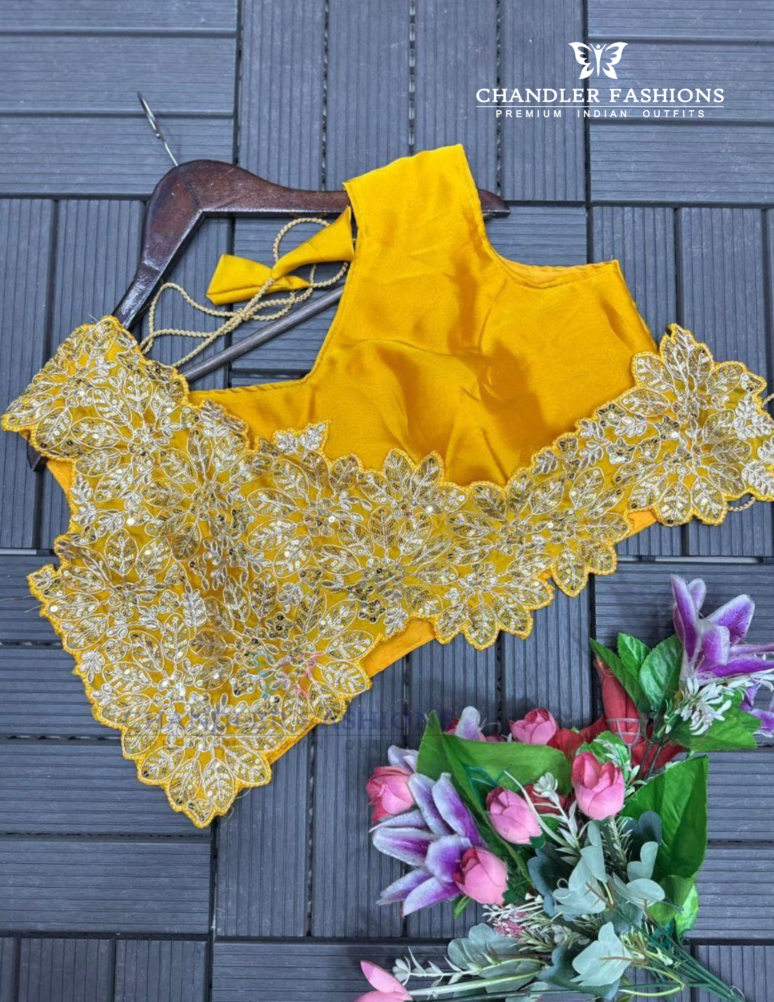 Yellow Color Heavy Rangoli With Embroidery Work Ready To Wear Saree Near Me