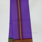 Violet Color Cotton Dhoti With Zari Border Near Me