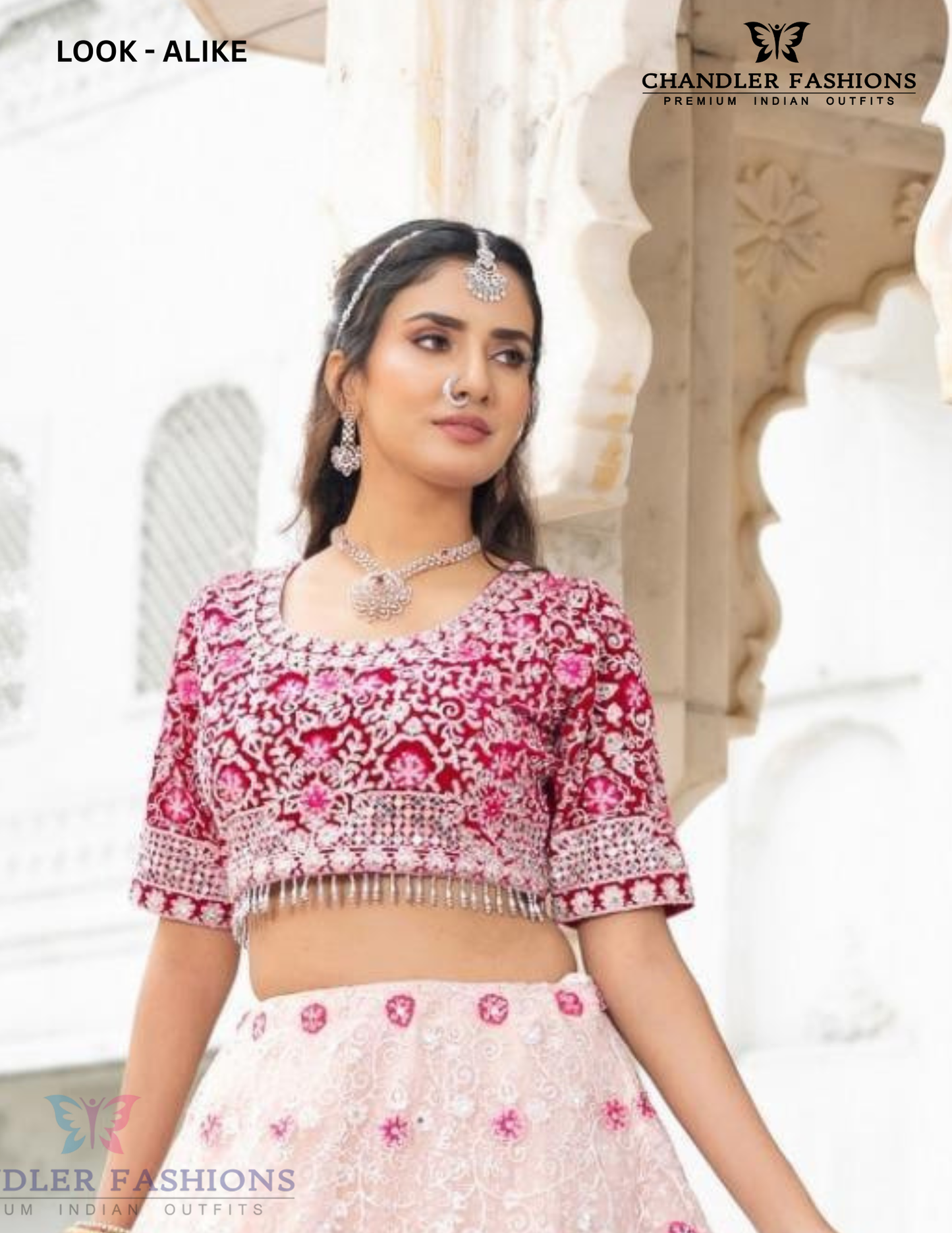 Pink Color Net With Embroidery And Sequins Work Lehenga Choli Near Me