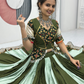 Green Colored Ribbon Work Chaniya Choli Sets Near Me