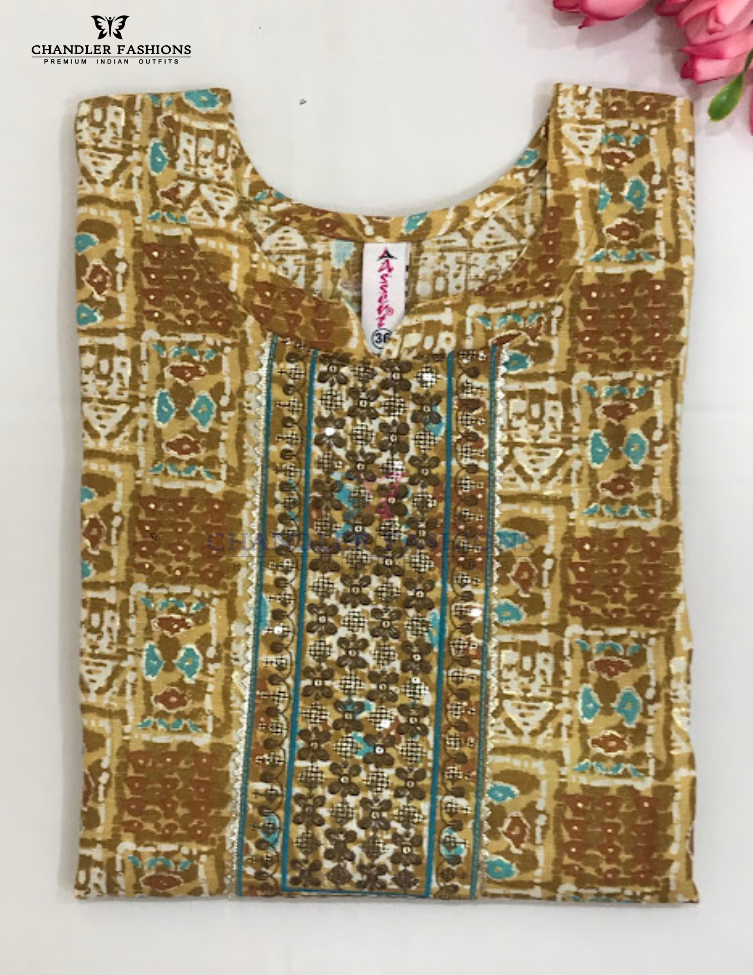 Appealing Yellow Color Rayon Kurti Near Me