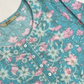 Sky Blue Color Cotton With floral And Embroidery Work Kurti In Yuma
