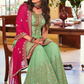 Charming Green Color Fancy Embroidery Work Sharara Suits  In Arizona