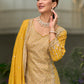 Yellow Traditional Sequence Embroidery Festive Palazzo Suit Near Me